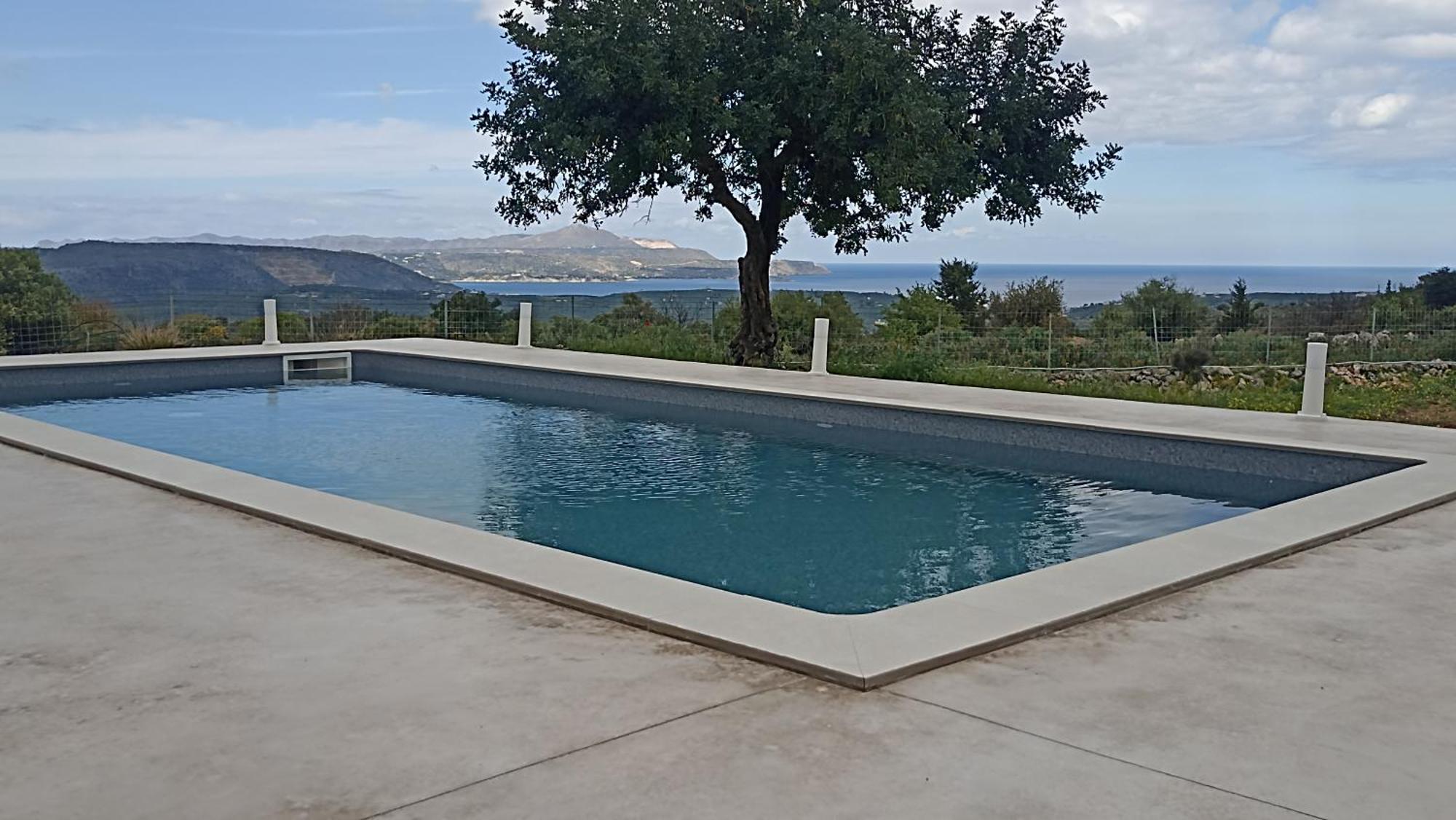 Stone Villa Halepa With Panoramic View. Neon Khorion  Exteriör bild