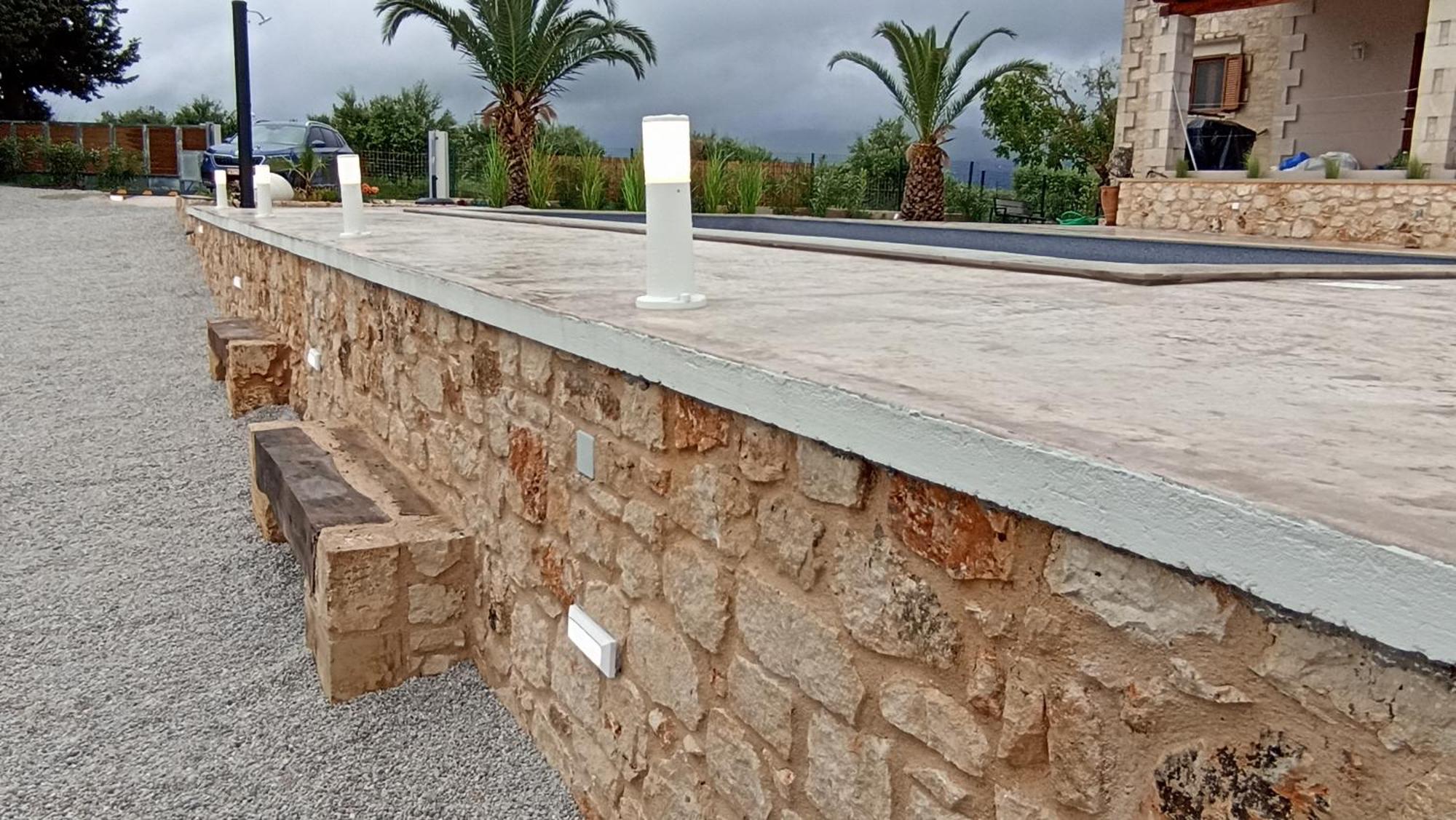 Stone Villa Halepa With Panoramic View. Neon Khorion  Exteriör bild